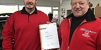 Glueckwunsch unserem Tonio zu bestandenen KFZ-Meister-Pruefung